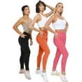 thumbnail image 5 of FUNING Leggings with Pockets for Women, High Waisted Tummy Control Workout Yoga Pants, 5 of 6