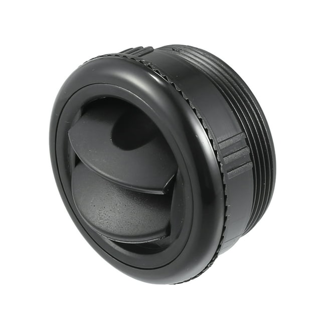 Salidas de ventilación de aire acondicionado redondas negras de 71 mm 65 mm únicas y universales para RV, autobús, barco, yate, caravana