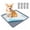 Gray, variant on Dog Pee Pad Holder - Silicone Puppy Pad Holder - High Edge Dog Potty Tray with 4 Holder Clamps for Puppy Potty Training, Fits Up to 24" x 24" Training Pads, Gray