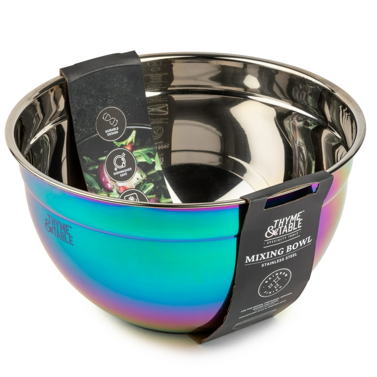 Thyme & Table Festive Collection - Stainless Steel Mixing Bowl Set