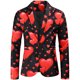 thumbnail image 4 of Chaqueta de Traje Con Estampado de Día de San Valentín Informal de Moda de Otoño E Invierno Para Hombre Odeerbi  ODB-6, 4 of 9