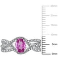 thumbnail image 2 of Everly Women's Sapphire 10k White Gold Ring, 2 of 6