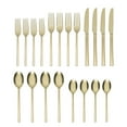 thumbnail image 2 of Oneida Allay 20-Piece Champagne Mirror 18/0 Stainless Steel Flatware Set (Service for 4), 2 of 10