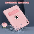 thumbnail image 6 of SaniMore for iPad 10th Generation 10.9" 2022 Back Case with Hidden Kickstand Heavy Duty Protective Tri-layer Hybird Shockproof Rubber Case for iPad 10th Generation 10.9" 2022, Rosegold, 6 of 9