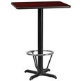 thumbnail image 1 of Flash Furniture 24" x 30" Laminate Top Pub Table in Mahogany, 1 of 4