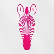 Transparent Decal Stickers Of Zebra (Pink) Premium Waterproof Vinyl Decal Stickers For Laptop Phone Accessory Helmet Car Window Mug Tuber Cup Door Wall Decoration ANDVER1g11805PI