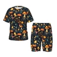 thumbnail image 1 of Balery Colorful Plants Mushroom Conjunto de Pijama Infantil de Manga Corta con Estampado – Ropa de Dormir de Algodón Suave-3X-Large, 1 of 6