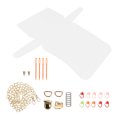 thumbnail image 4 of BRIGHTFUFU 1 Conjunto de bolsa de ganchillo haciendo placas de tejido Bolso DIY Grid Hojas Bolsa Placas de malla, 4 of 8