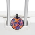 thumbnail image 3 of Starfish 2Pcs PU Leather Round Luggage Tags with Privacy Cover and Name ID Tag for Suitcase, Handbags, Backpacks, School Bags, 3 of 6