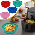 thumbnail image 1 of Iumwxz Kitchen Gadgets Reusable Fryer Baking Pad Foldable Fryer Tray Pad Kitchen Utensil Set Blue Silica Gel Deals on Sports & Rec, 1 of 7