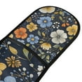 thumbnail image 4 of Yayeee Double Oven Mitt Kitchen Heat Resistant Baking 35" x7" Quilted Glove, Navy Floral Pattern, 4 of 6