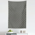 thumbnail image 1 of Geometric Tapestry, Monochrome Lattice Pattern with Rhombuses and Crossing Lines Print, Fabric Wall Hanging Decor for Bedroom Living Room Dorm, 5 Sizes, Charcoal Grey Eggshell, by Ambesonne, 1 of 1