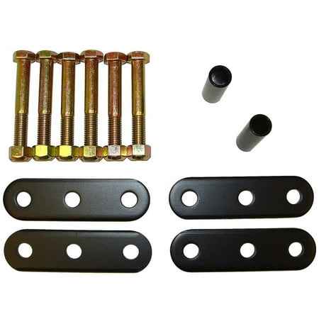 Rugged Ridge by RealTruck Leaf Spring Shackle Kit for Jeep CJ | Front, Heavy Duty | 18265.05 | Compatible with 1976-1986 Jeep CJ