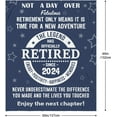 thumbnail image 5 of Retirement Gifts for Women Men 2024 - Female Mens Retirement Gifts Blanket 60"x50" - Best Retirement Gift Throw Blanket for Nurse, Police, Teacher, Coworker, Boss, Dad, Mom, 5 of 5