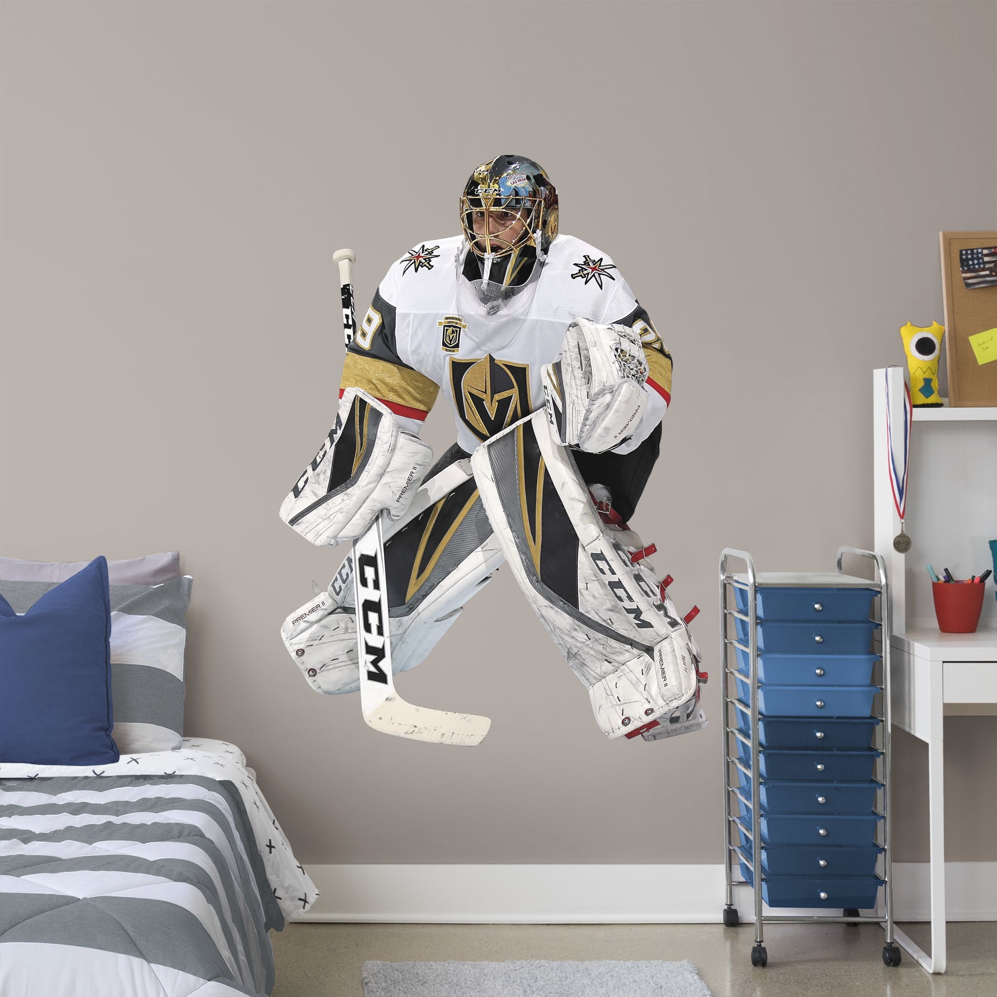 Fathead Marc Andre Fleury Life Size Officially Licensed Nhl Removable Wall Decal Walmart Com Walmart Com