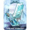 thumbnail image 4 of i-Blason Cosmo Series for Samsung Galaxy S23 Ultra 5G (2023 Release), Slim Stylish Protective Case with Built-in Screen Protector (Ocean), 4 of 9
