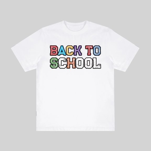 First Day Vibes Tee, Cotton Casual T-Shirt for Students