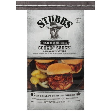 (12 pack) (2 Pack) Stubb's Bar-B-Q Slider Cookin' Sauce, 12 oz