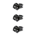 thumbnail image 3 of Eigraketly ZTTO, 31,8 MM, aleación de aluminio, vástago de bicicleta MTB, manillar de bicicleta de carretera, piezas elevadoras, accesorio de Negro 3piezas, 3 of 6