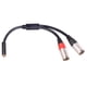thumbnail image 2 of Conector Hembra EstéReo de 3,5 Mm una Doble XLR Conector Macho de 3 Divisor en y Cable de Audio Auxiliar OFC Cable de MicróFono y de 3,5 Mm una XLR de 3, 2 of 5