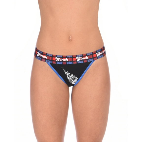 Ginch Gonch Women's I Love London Thong Large Blue/Black