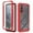 Red, variant on Galaxy A13 5G Case with Built in Screen Protector,Dteck Full-Body Shockproof Rubber Hybrid Protection Crystal Clear PC Back Protective Phone Case Cover for Samsung Galaxy A13 5G,Red