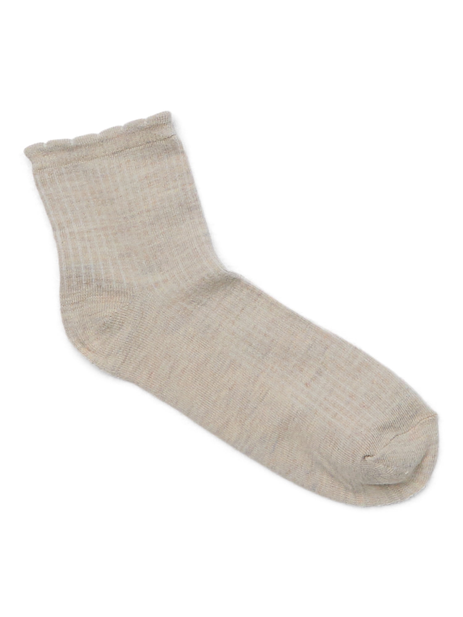 Joyspun Women’s Essentials Ankle Dress Socks, 6-Pack, Fits Shoe Sizes 4-10