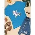 thumbnail image 3 of Colorful Dabbing Unicorn T-Shirt Women -Image by Shutterstock, Female XX-Large, 3 of 4
