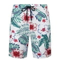 thumbnail image 3 of Vedolay Short Outfits For Men Men's Hawaiian Sets Short Sleeve Beach Flower Shirts and Shorts Outfits,Blue XS, 3 of 5