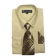 thumbnail image 1 of Fortino Landi Camisa de vestir de manga larga para hombre con corbata y pañuelo a juego Fortino Landi  SG21B, 1 of 2