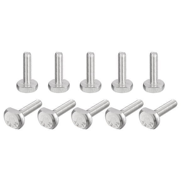 T-Slot Bolts, 20 Pack M6x25mm Drop-in Stud Sliding Bolts 304 Stainless Steel