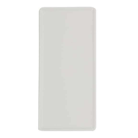 QUMONIN Japanese Style Ceramic Sushi Serving Tray White