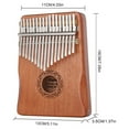 thumbnail image 3 of Gallickan Thumb Piano for Adults Kids, Portable 8 Keys Finger Kalimba Thumb Piano Exquisite Marimba Musical Toys, Gifts for Kids and Adults Beginners, C, 3 of 3