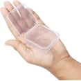 thumbnail image 3 of 20 small plastic boxes, square clear plastic, small storage box, bead storage box 125*125*35mm, 3 of 5