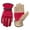 rose red, variant on Nallwabiu Leather Work Gloves for Women with Cotton Lining, Thorn Proof Gardening Gloves for TIG/MIG Welding, Construction (Gray, XL-Large)