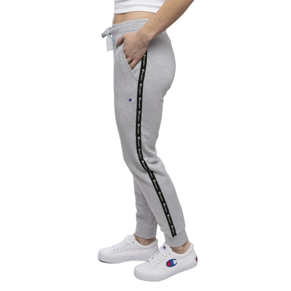 champion women's campus jogger with taping