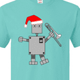 thumbnail image 4 of Inktastic Trombone Santa Hat Robot T-Shirt, 4 of 5