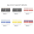 thumbnail image 3 of Methold 8 Uds. Tornillo de aire de ala, superficies aerodinámicas duales de bajo ruido, superficie aerodinámica portátil compacta, reemplazo de Accesorios para aéreos barra amarilla, 3 of 6