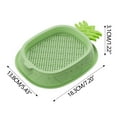 thumbnail image 1 of Tauxra Pineapple Shaped Hydroponic Nursery Tray Soils Free Countertop Decoration For Easy Sprouting, 1 of 6