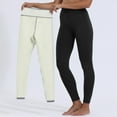 thumbnail image 3 of Leggings con de vellón para mujer, ones de senderismo de invierno resistentes, mals térmicas para en frío, de cinturo - L L BLESIY Pantalones de mujer con forro polar, 3 of 8