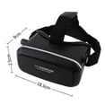 thumbnail image 3 of Virtual Reality Headset 3D VR Glasses Goggles for 3.5"-6.0" Android iOS Smartphones Black, 3 of 5