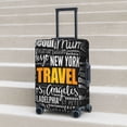 thumbnail image 2 of Lsque Travel Printed Luggage Cover, Travel Luggage Protector,Scratch and Dirt Resistant, Fits 18-32 Inch Luggage - Large, 2 of 9