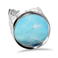 thumbnail image 1 of Cielo blanco luz Ave Anillo de compromiso de boda de amor ajustable Unbranded M, 1 of 3