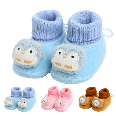 

LYCAQL Toddler Shoes Winter Children Toddler Shoes Boys And Girls Floor Shoes Comfortable Warm And Cute Cartoon Bunny Baby Boy Toddler (A 4 )