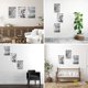 thumbnail image 2 of Cuadro Decorativo Tríptico Vertical Abstracto Moderno Caballo Blanco Humo Canvas Revolution  Set De 3 Cuadros 40x60 cm, 2 of 5