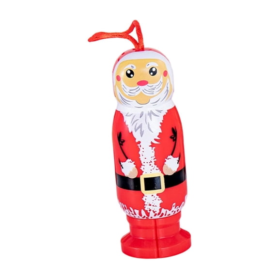 Christmas Tree Pendant Funny Santa Claus Ornament Holiday Decoration with Light Sound for Party Home Gift