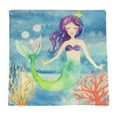 thumbnail image 2 of Mermaid | Mermaid Art | Nursery Decor | Pillow Cover | Home Decor | Throw Pillows | Happy Birthday | Under the Sea | Kids Room Decor, 2 of 2
