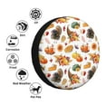 thumbnail image 4 of Fotbe Thanksgiving Turkeys 1 Funda de Llanta de Repuesto con Estampado, Engrosada, Ajuste Universal para Jeep, Remolque, RV, SUV, Camión-15 inch, 4 of 6