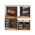 thumbnail image 5 of EastVita Dog Crate Furniture With Drawers. 360° And Adjustable Raised Feeder. Furniture Large Dog Crate For Large Medium Dog Indoor, 5 of 5