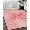 thumbnail image 3 of Ahgly Company Machine Washable Indoor Rectangle Transitional Red Area Rugs, 6' x 9', 3 of 7